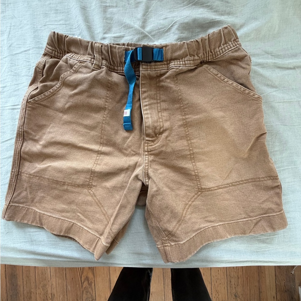 TOPO Designs Men’s Brown Mountain Shorts Size M